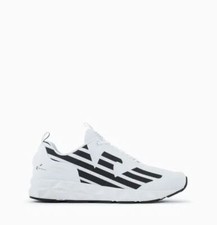 Chaussures Homme EA7 Emporio Armani Sneakers Logo Mode X8X033 D611 Blanc Bleu