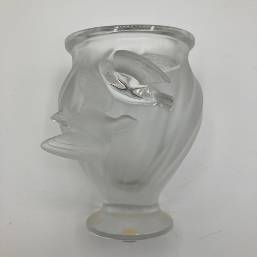 Lalique vintage vase rosine - vintage,
