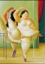 Fernando Botero (Handmade) Signed Oil Painting on Canvas 20x28 in Boterismo .