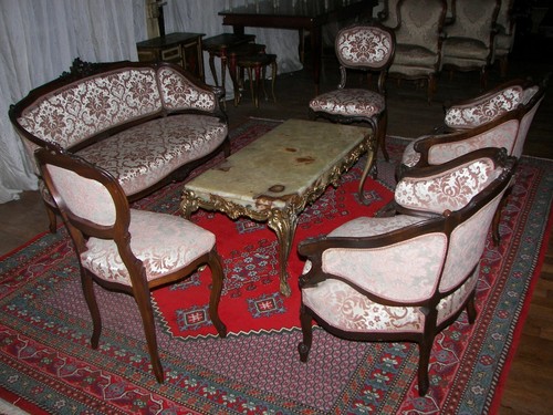 Salon ancien style louis - ancien, xv