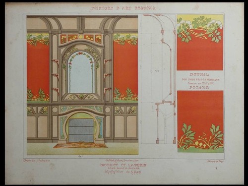 Interieur art nouveau - interieur,