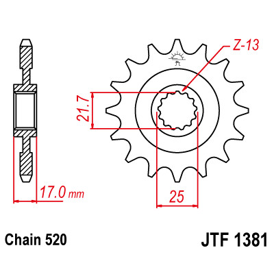 Sprockets front - jt,