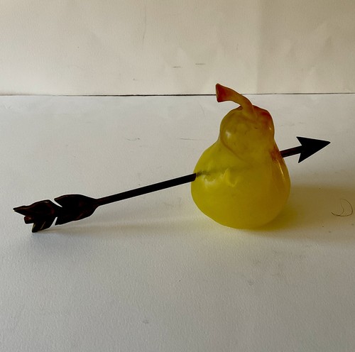 Daum poire pâte verre - daum,