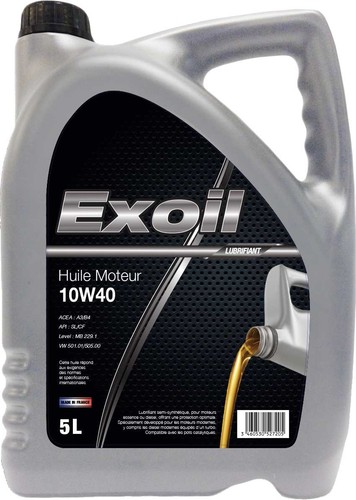 Huile moteur exoil - 10w40, a3/b4