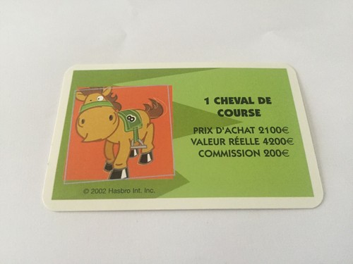 Carte acquisition cheval de - carte,