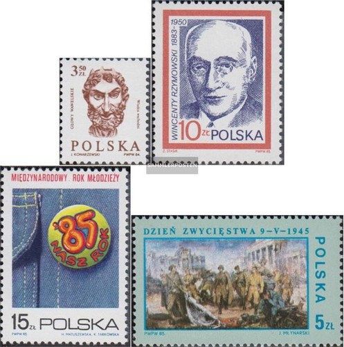 Timbres pologne 1985 - 1985, mi