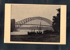 E3539 Australia NSW Sydney Harbour Bridge Bergers vintage postcard