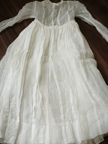 Robe ancienne organdí - robe,