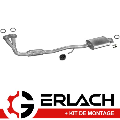 Silencieux avant pour toyota - silencieux,