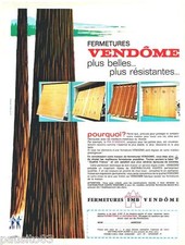 ADVERTISEMENT ADVERTISING 105 1967 VENDOME CLOSURES garage door shutters pine gold
