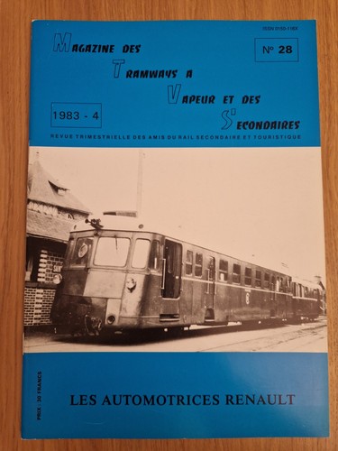 Magazine tramways vapeur et - tramways,
