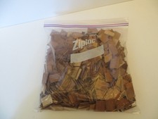 Vintage Dollhouse Large Bag of Cedar Wood Roof Shingles Over 11 oz #71