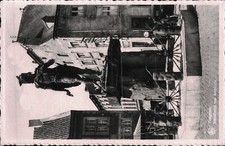 Historic RPPC Postcard of Ambiorix Statue in Tongeren, Belgium 1900s