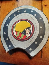 Boîte Ancienne Mercerie Faux  Col Mode Française Costume Art Déco 