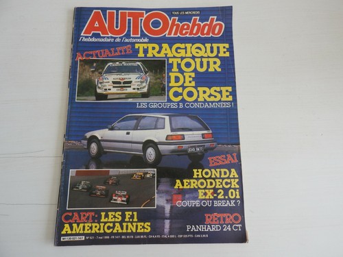 Revue auto hebdo - n°521, honda