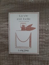 Perfume Card - Perfume Card. Lancôme - life is beautiful - patch