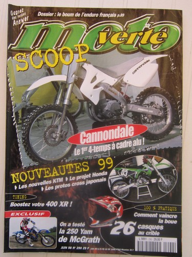 Moto verte 290 cannodale - verte,