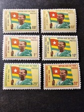 TIMBRE TOGO L'INDÉPENDANCE DU 27 FÉVRIER N°308/314 NEUF ** LUXE MNH 1960 