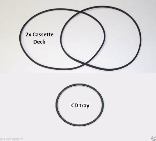 Kit courroies 2k7 pour - cd, +
