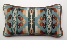 14"x24" Wool & Tan Leather SW