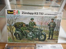 Modelkit Revell Zundapp KS 750 avec sidecar au 1:35 en boîte