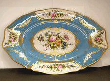 Antique SÈVRE Porcelain Large Plates Signed.