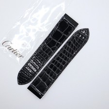 Bracelet En Alligator Noir