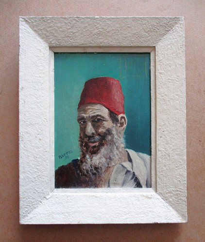 Ancien beau petit tableau
