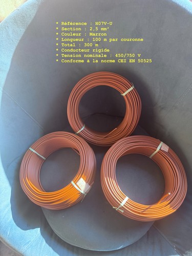 Lot câble électrique - câble,