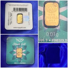 Lingot Or Pur 9999/10000 Fine