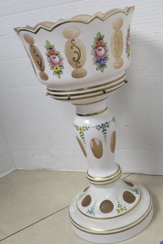Antique bohemian cased - cased, opaline
