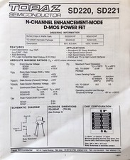 SD220 N-Channel Enhanced Mode