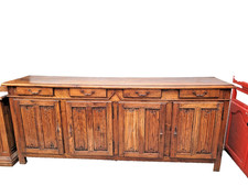 Buffet régional en chêne 4 portes  très grand 2m30 de long