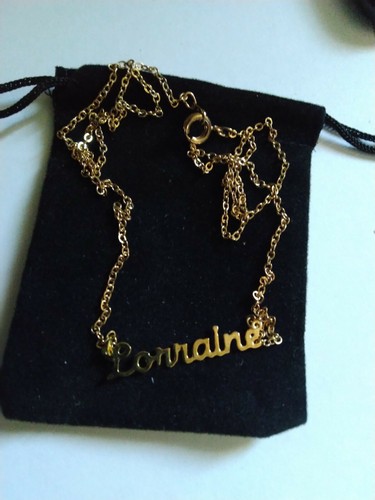 Collier ras cou prénom - le,