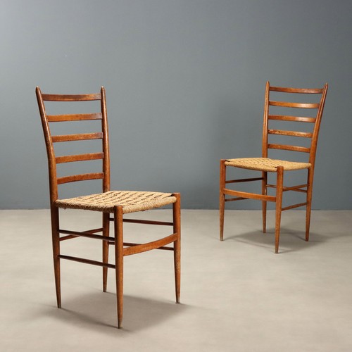 Chaises vintage hêtre corde - chaises,