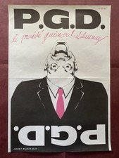 Affiche ancienne P.G.D