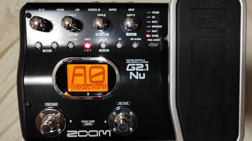 Pédale effets guitare zoom - pédale, d'effets