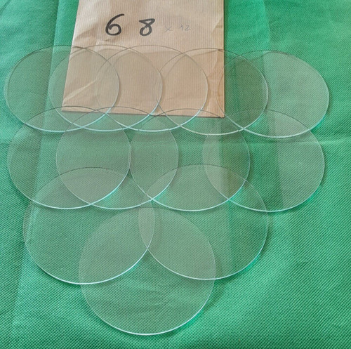 Verre rond plat 114 mm - verre,