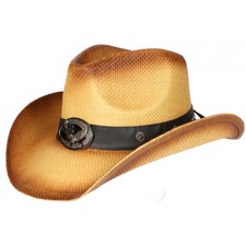 Chapeau Cowboy Marron Paille