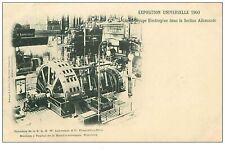 75.PARIS.n°3080.UNIVERSAL EXHIBITION 1900.LARGE GENERATOR SET IN THE