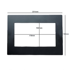 1pc 2-Din-Rahmen Voiture Audio