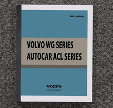 Volvo WG Models WG64 & Autocar ACL ACL64 Truck Parts Catalog Manual Book