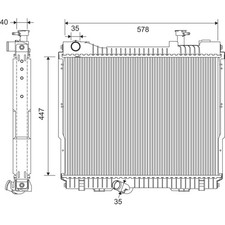 Radiateur diesel 2.5 DCI