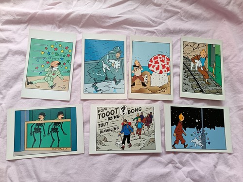 Cartes postales tintin herge - 7,