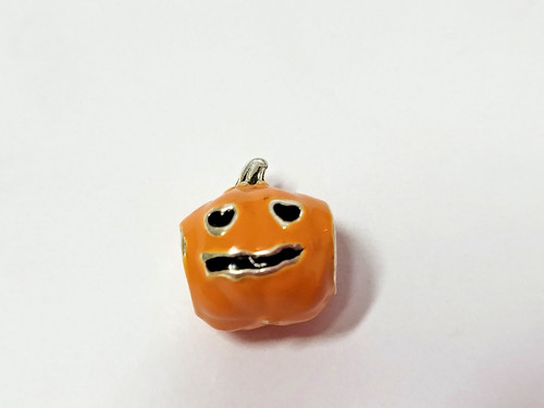 Pendentif citrouille halloween - citrouille,