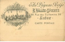 BELGIUM LIEGE " At the Belgian flag" R.VALLEE -S PIERZ hairdresser