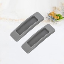  2 Sets Poignée De Porte En Verre Coulissante Poignées Garde-robe