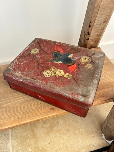 Boîte ancienne tôle - boîte,