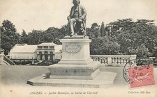 CP ANGERS BOTANICAL GARDEN DEER STATUE ND