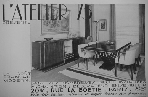 Publicité 1935 atelier - publicitÉ,